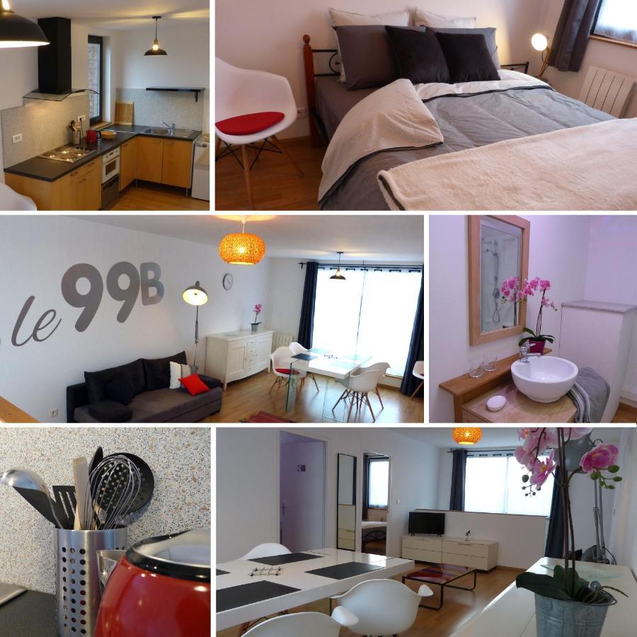 Le 99B Modern Apartment Queen Size Bed Connected Tv Hallennes-lez-Haubourdin Exterior foto